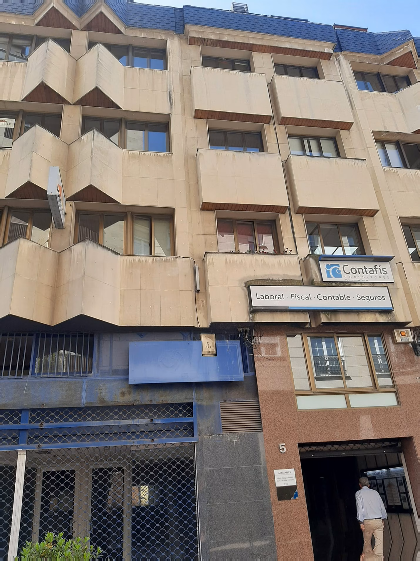 Edificio de Calle Ave María 5 en Ponferrada donde se ubica la gestoría Bierzo Gestiona